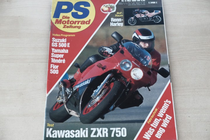 Deckblatt PS Sport Motorrad (05/1989)